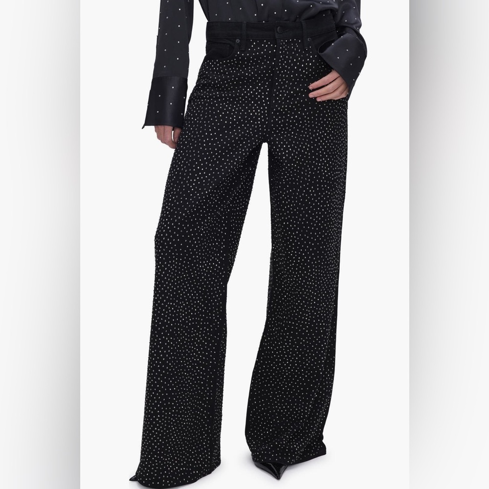 Good American Rhinestone Jeans